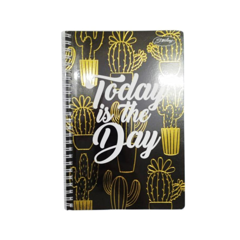 Sterling Notebook All About Gold 685 Spiral 80 Leaves