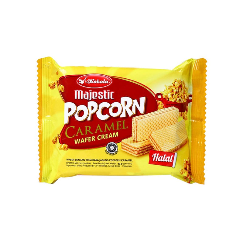Kokola Majestic Popcorn Caramel Wafer Cream 53.5g