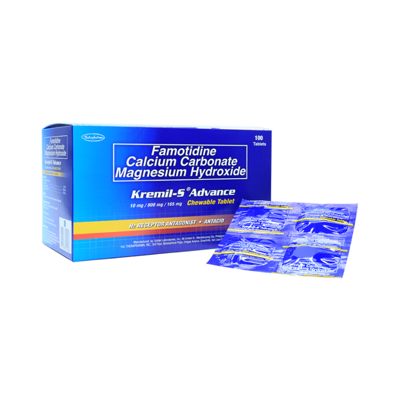 Kremil-S Advance 10mg/800mg/165mmg Tablet By 4 's