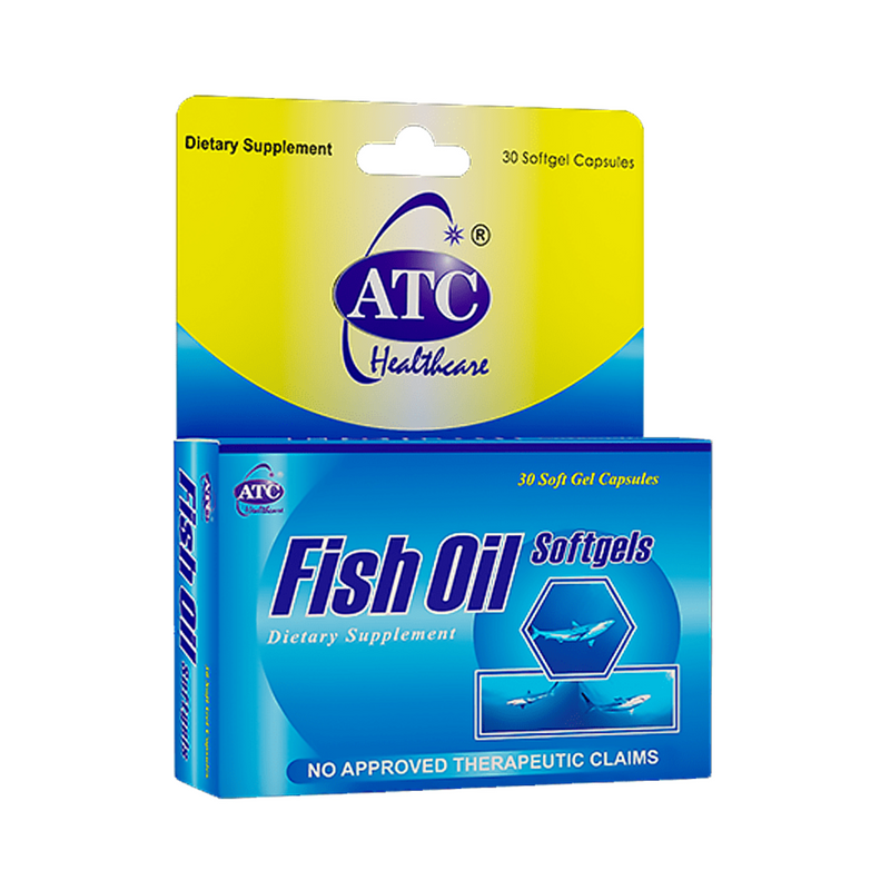 ATC Fish Oil Dietary Supplement Softgel Capsule 995mg x 10's