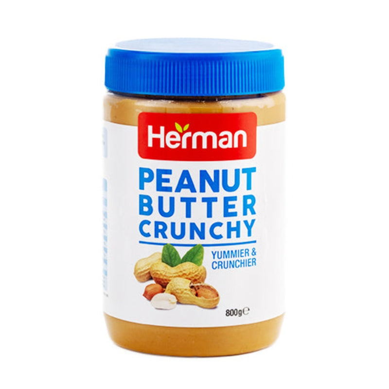 Herman Peanut Butter Crunchy 800g