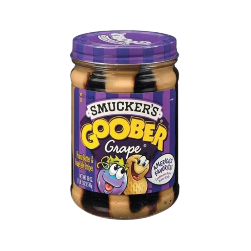 Smucker's Goober Peanut Butter and Grape Jelly Stripes 500g (18oz)