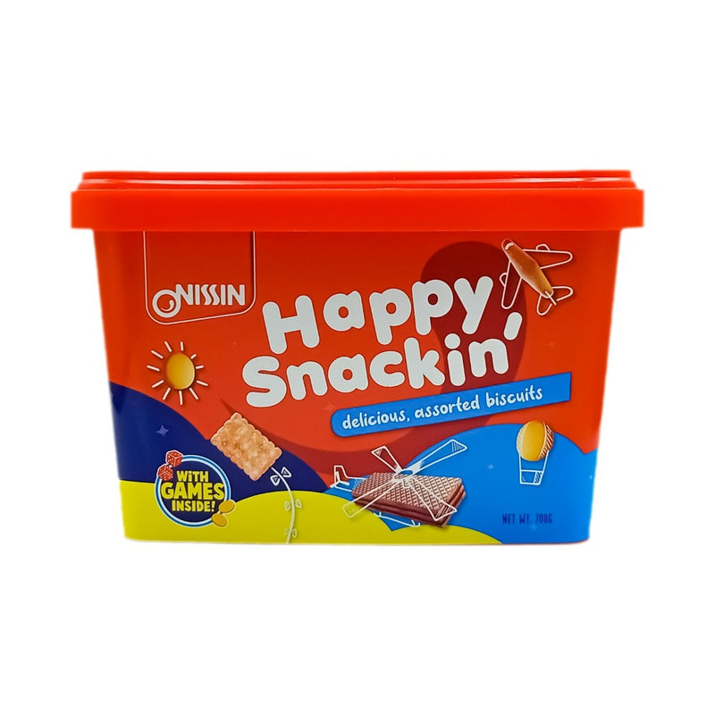 Nissin Happy Snackin' Assorted Biscuits Tub 700g