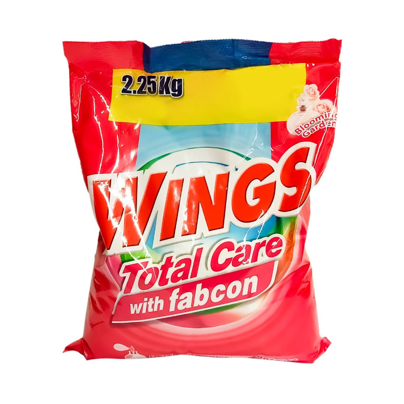 Wings Powder Total Care With Fabric Conditioner Blooming Garden 2.5kg