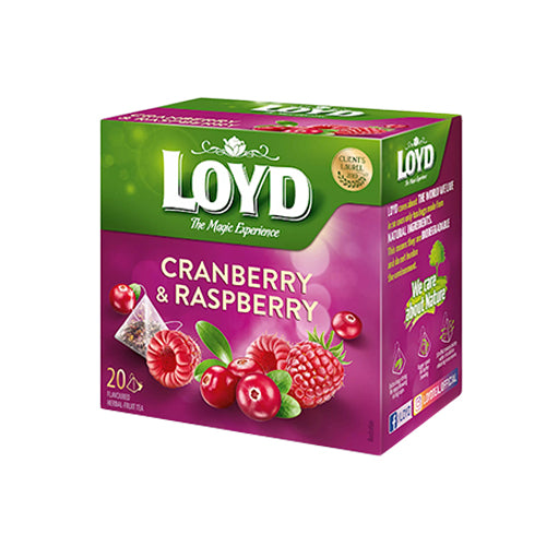 Loyd Fruit Tea Cranberry And Raspberry 40g