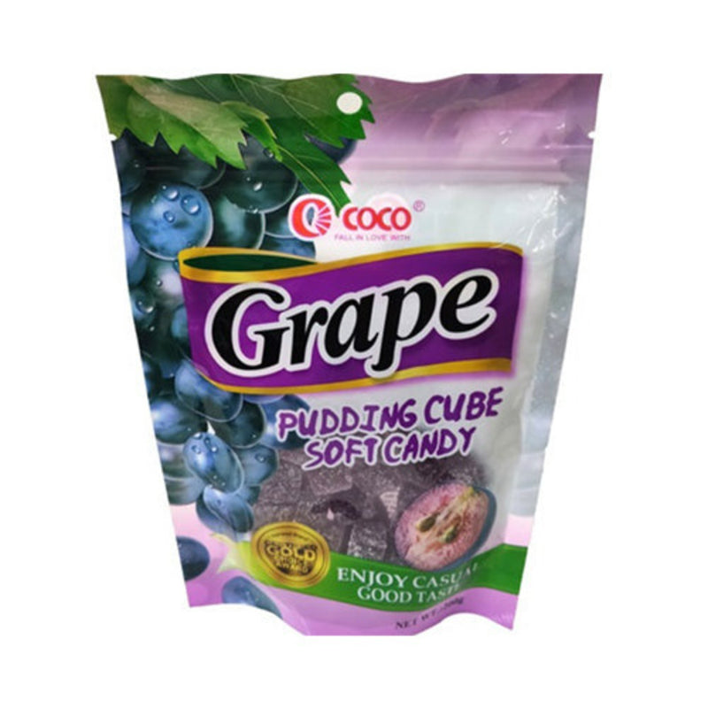 Coco Grape Puddding Soft Candy 200g