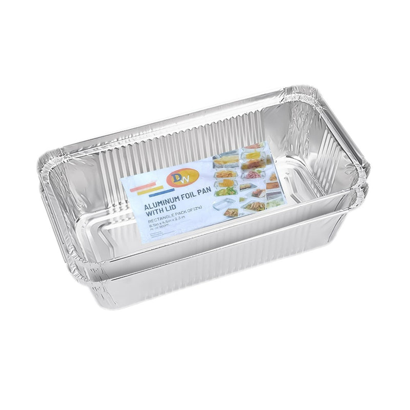 DW Aluminum Foil Pan With Lid 900ml