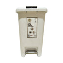 Nest Plastic Pedal Bin White 10L