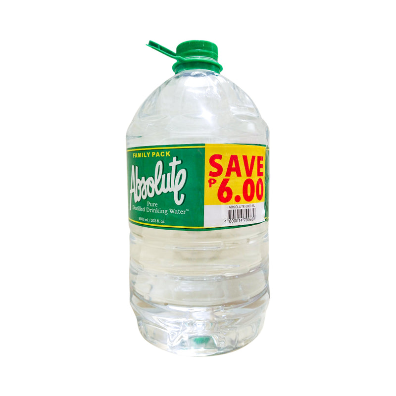 Absolute Distilled Water 6L