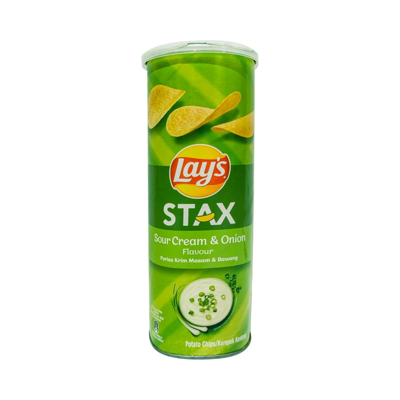 Lay's Stax Potato Chips Sour Cream And Onion 105g
