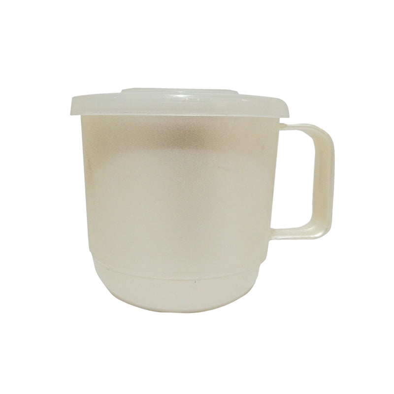 Fuho Mug With Cover Pearl White