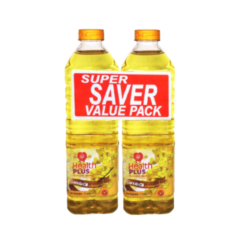 Health Plus Canola Oil 1L 2's