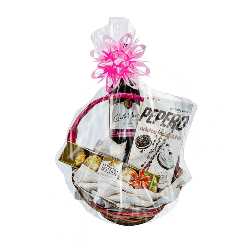 Wine & Chocolates Basket Set A