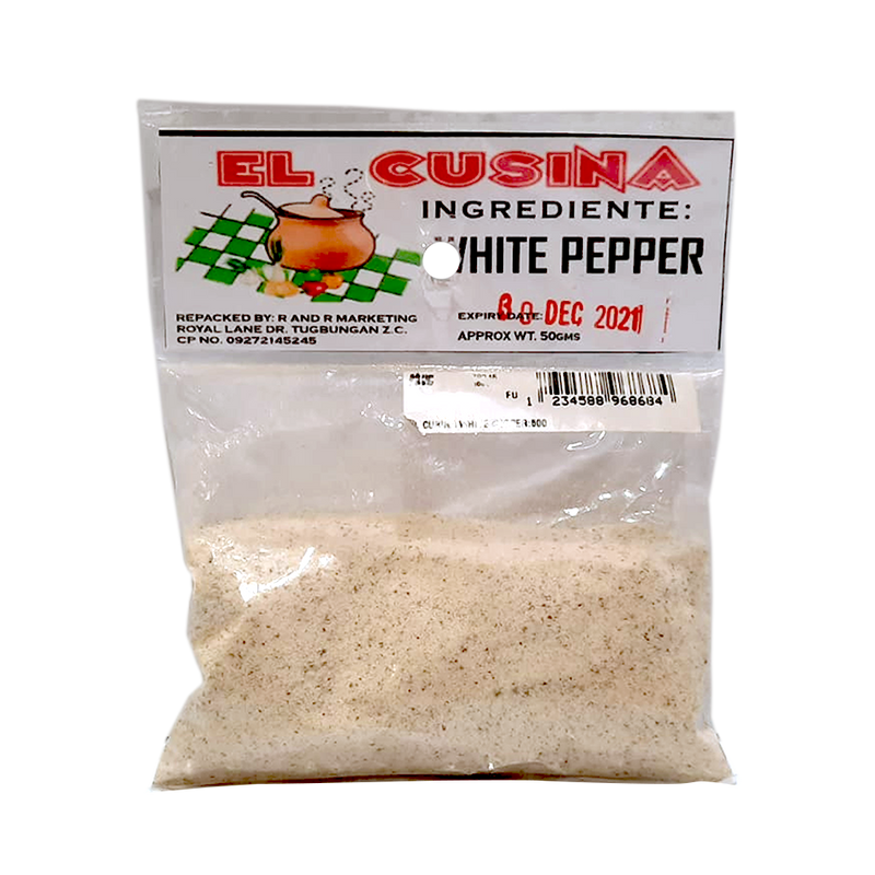 El Cusina White Pepper 50g