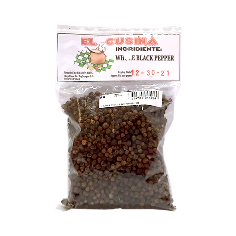 El Cusina Whole Black Pepper 100g