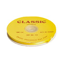 Classic Double Edge Ribbonette With Metallic Black 1/4in Roll