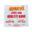 Choice Sando Bag White Meduim 100's