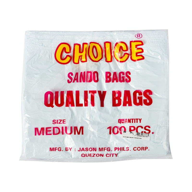 Choice Sando Bag White Meduim 100's