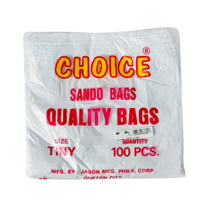Choice Sando Bag White Tiny 100's