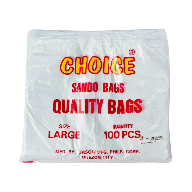 Choice Sando Bag White Large 100's