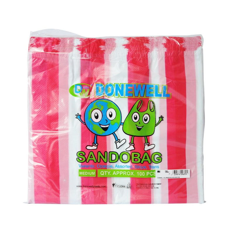 Donewell Colors Stripe Sando Bag Medium 100's