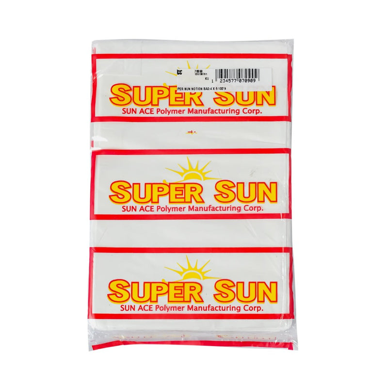 Super Sun Notion Bag 4 x 6in 100's