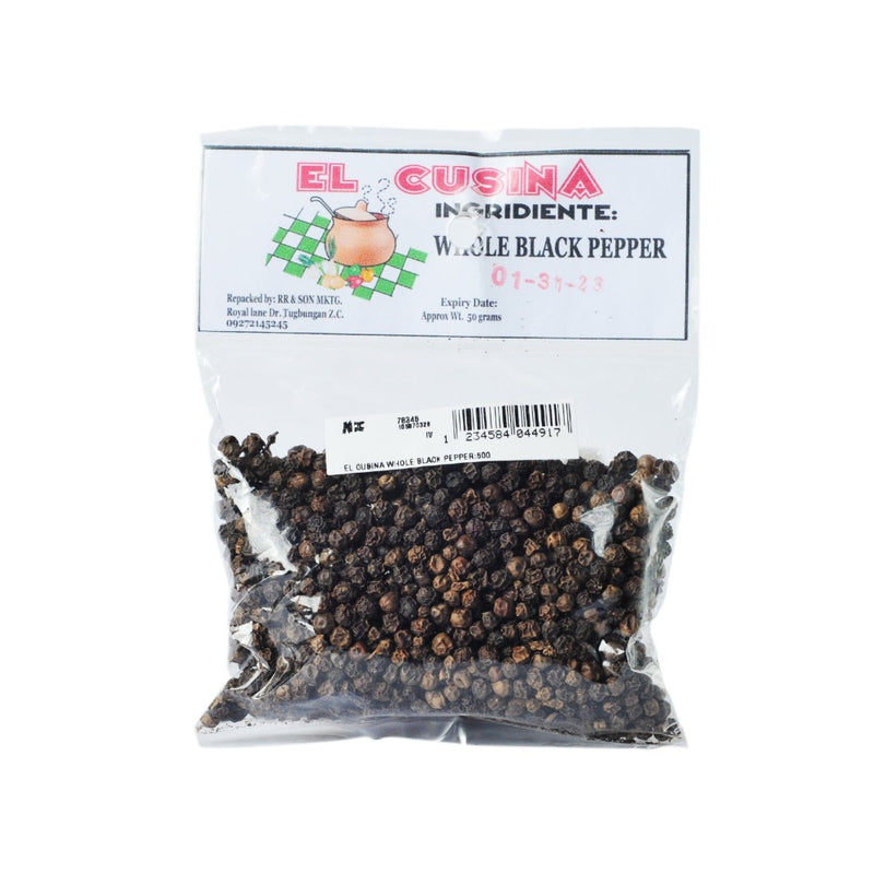 El Cusina Whole Black Pepper 50g