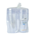 Elegant Plastic Cups With Flat Lid 16oz 20's