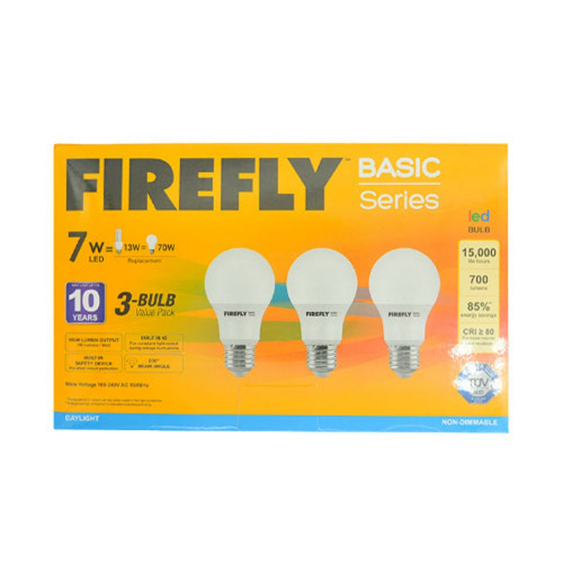 Firefly Basic 3-LED Bulb VP 7 Watts Daylight E27