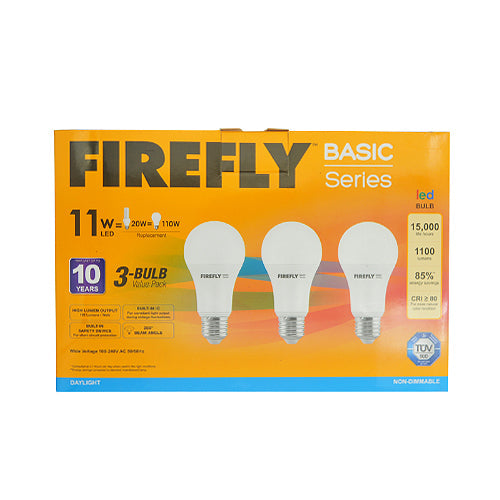 Firefly Basic 3-LED Bulb VP 11 Watts Daylight E27