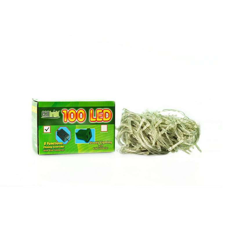 Eco Bright 100 LED Chasing String Light With End Connector 7m