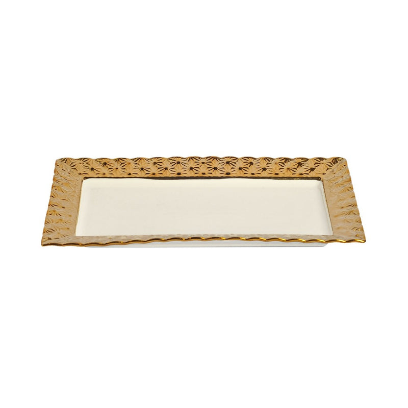 Ideal Living Serving Tray White 25.7 x 15 x 2.2cm