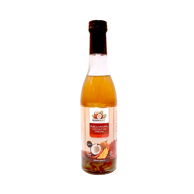 Quezon's Pure And Natural Coconut Vinegar Spicy 375ml