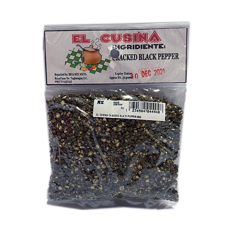 El Cusina Cracked Black Pepper 50g