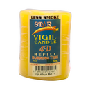 Star Vigil Candle 4 Days Refill Yellow 1's