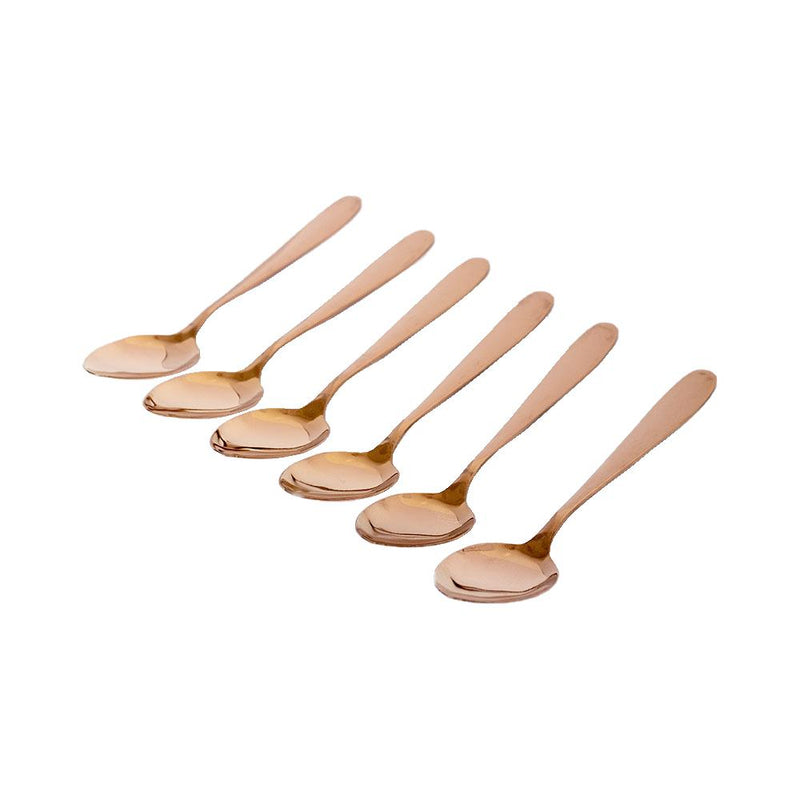 Ideal Living Stainless Steel Spoon Rose Gold 20cm 6's