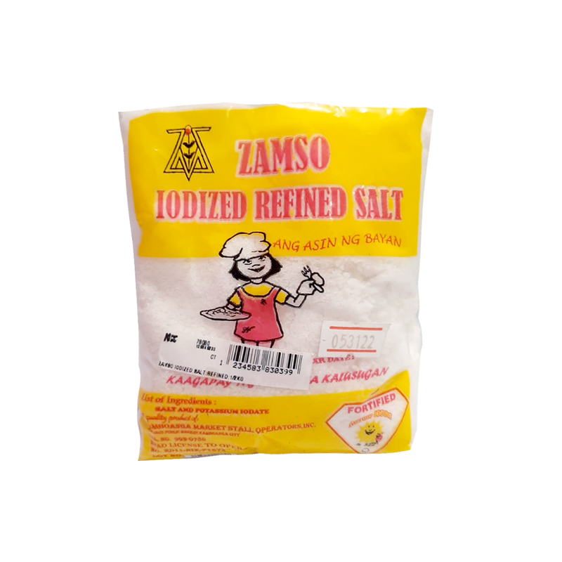 Zamso Iodized Salt Refined 1/2kg