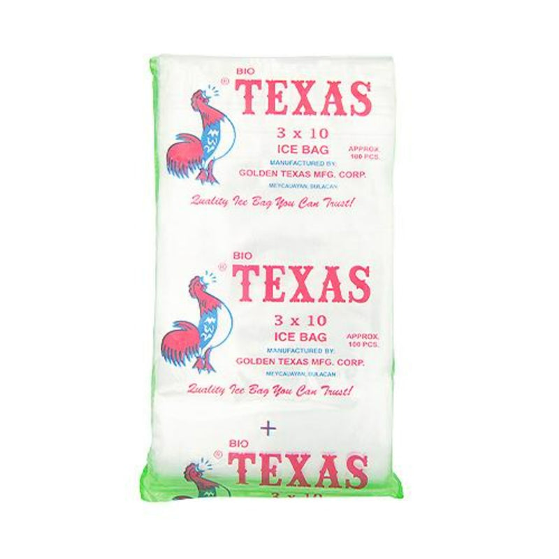 Texas Plastic Cellophane 3 x 10in 100's