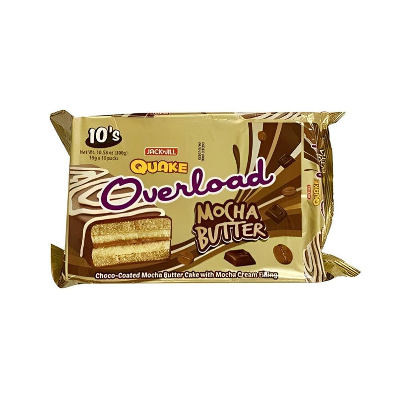 Jack 'n Jill Quake Overload Mocha Butter 30g x 10's