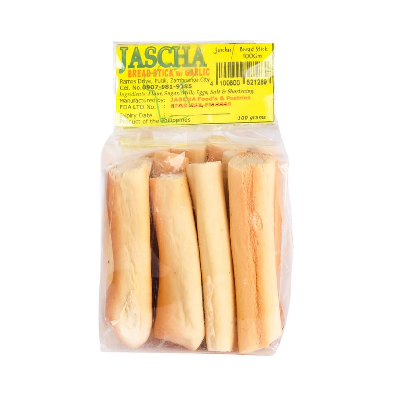 Jascha Bread Sticks Garlic 100g