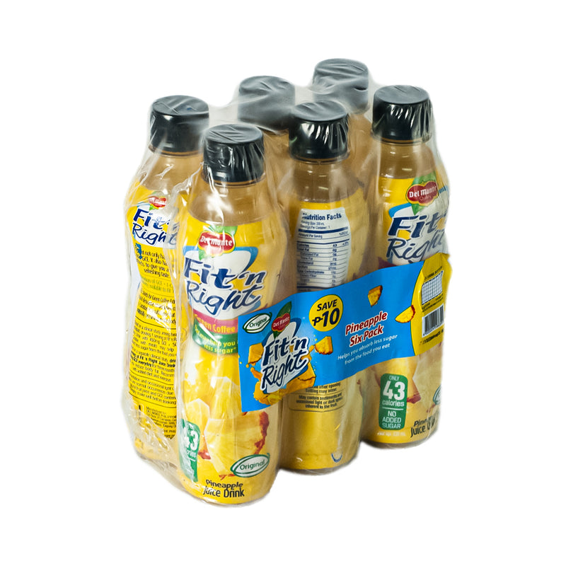 Del Monte Fit 'N Right Juice Pineapple 330ml x 6's