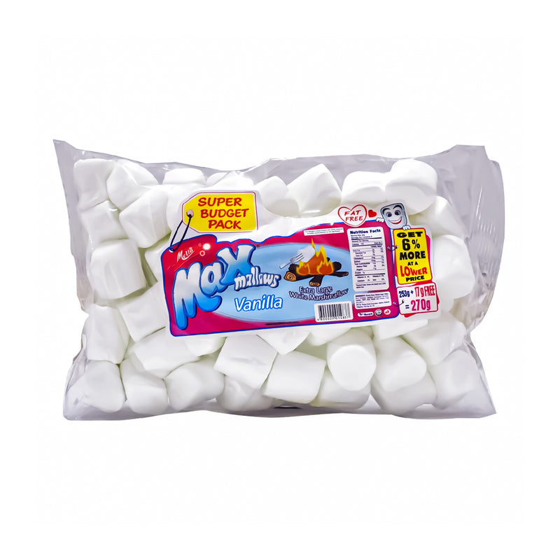 Mello Max Mallows Extra Large Marshmallow Vanilla 270g