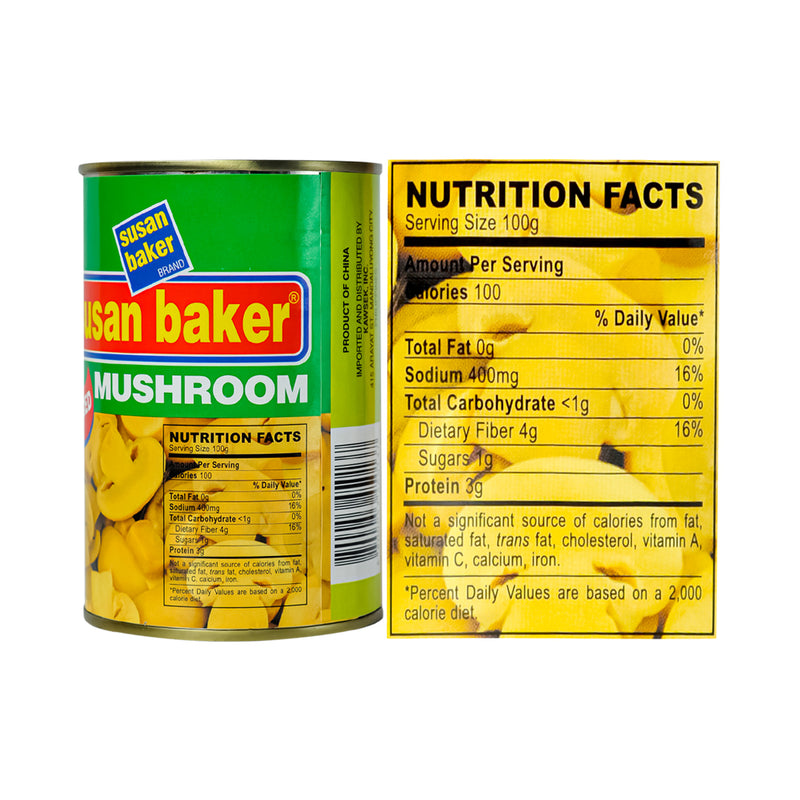 Susan Baker Sliced Mushroom 400g