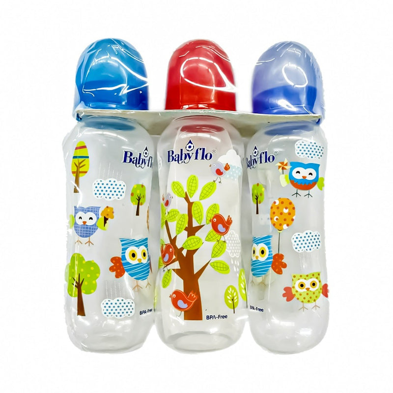 Babyflo Feeding Bottle Trio Pack 8oz