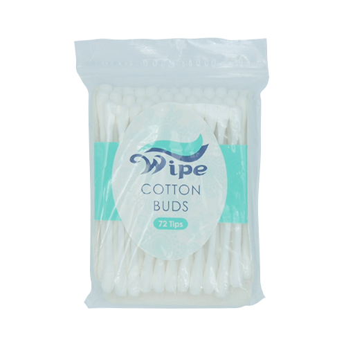 Wipe Cotton Buds Plastic 72 Tips
