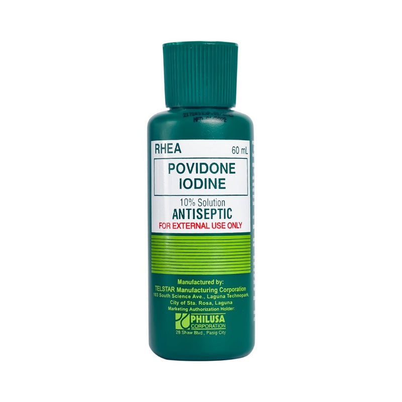 Rhea Povidone Iodine Solution 10% 60ml