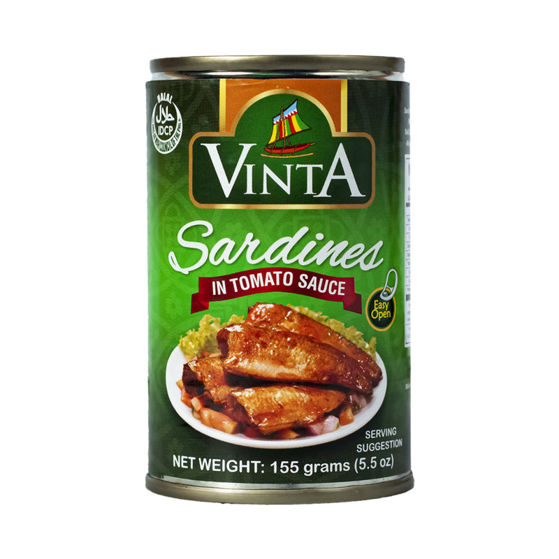 Vinta Sardines In Tomato Sauce Regular 155g