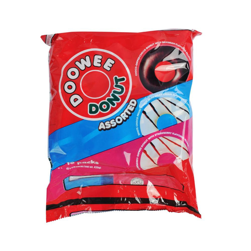 Doowee Donuts Assorted 42g x 10's