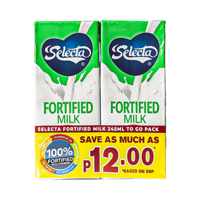Selecta Fortified Filled Milk 245ml x 2's
