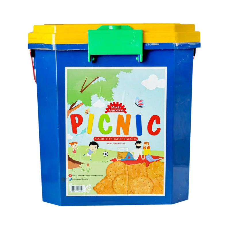 RG Picnic Assorted Biscuits Pail 2.6kg